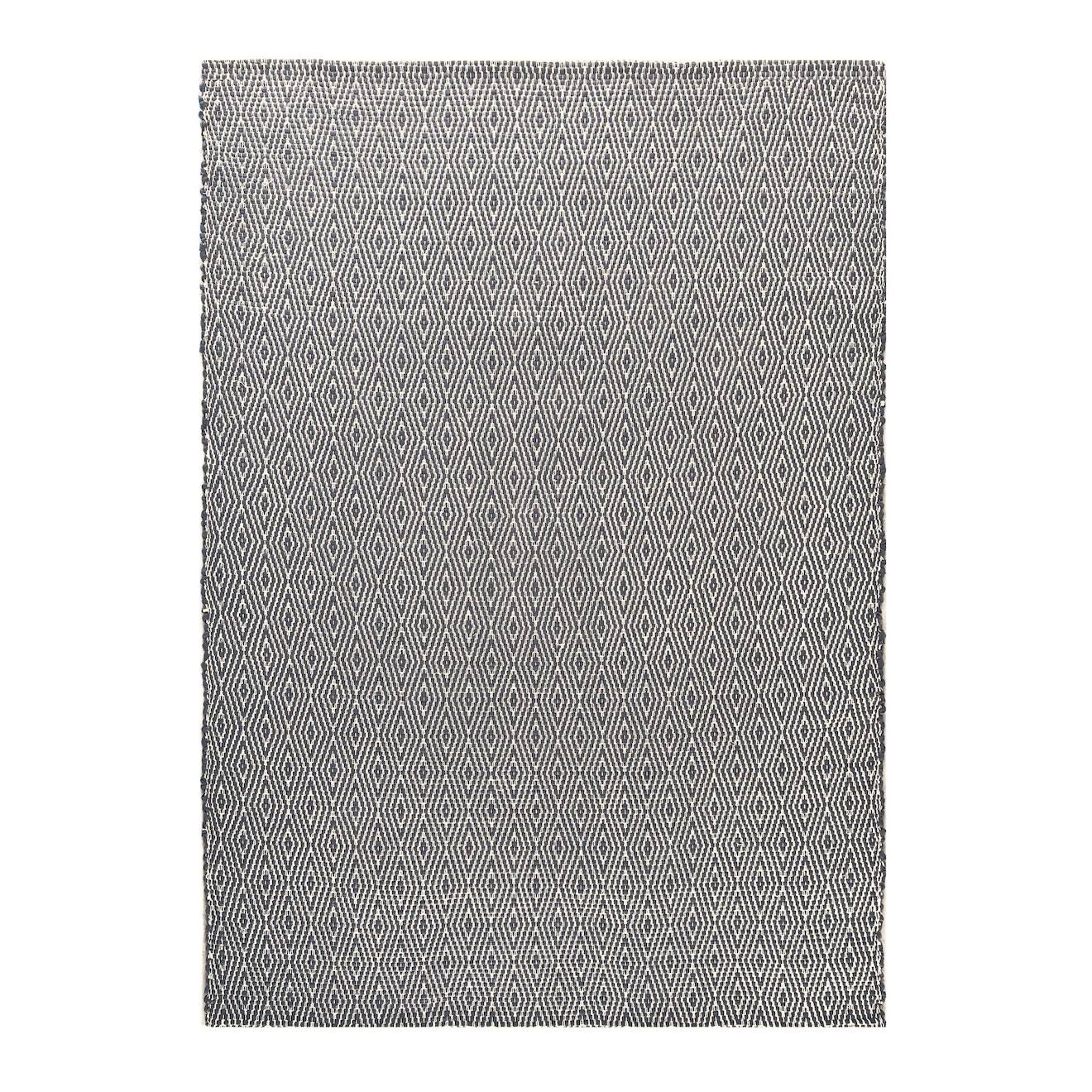 Tapis En Fibres Recyclées Tissé À La Main Pessoa Gris Minéral