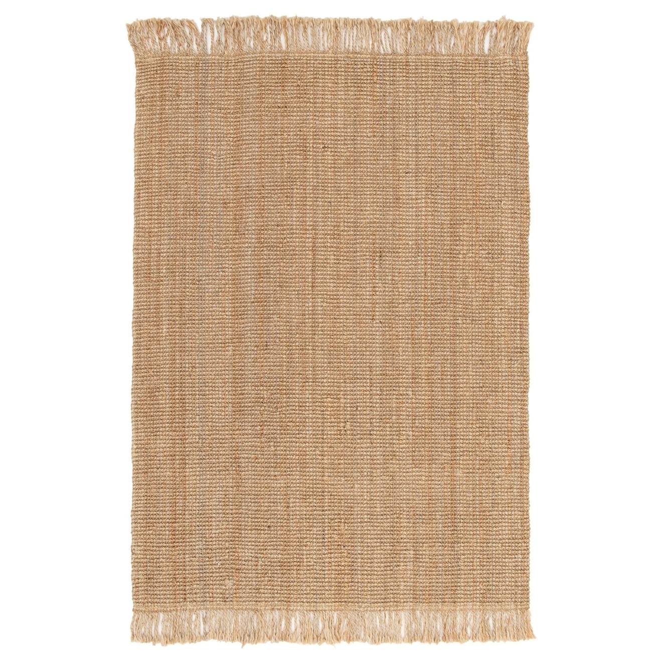 Tapis En Jute De Haute Qualité Raw Beige Sable