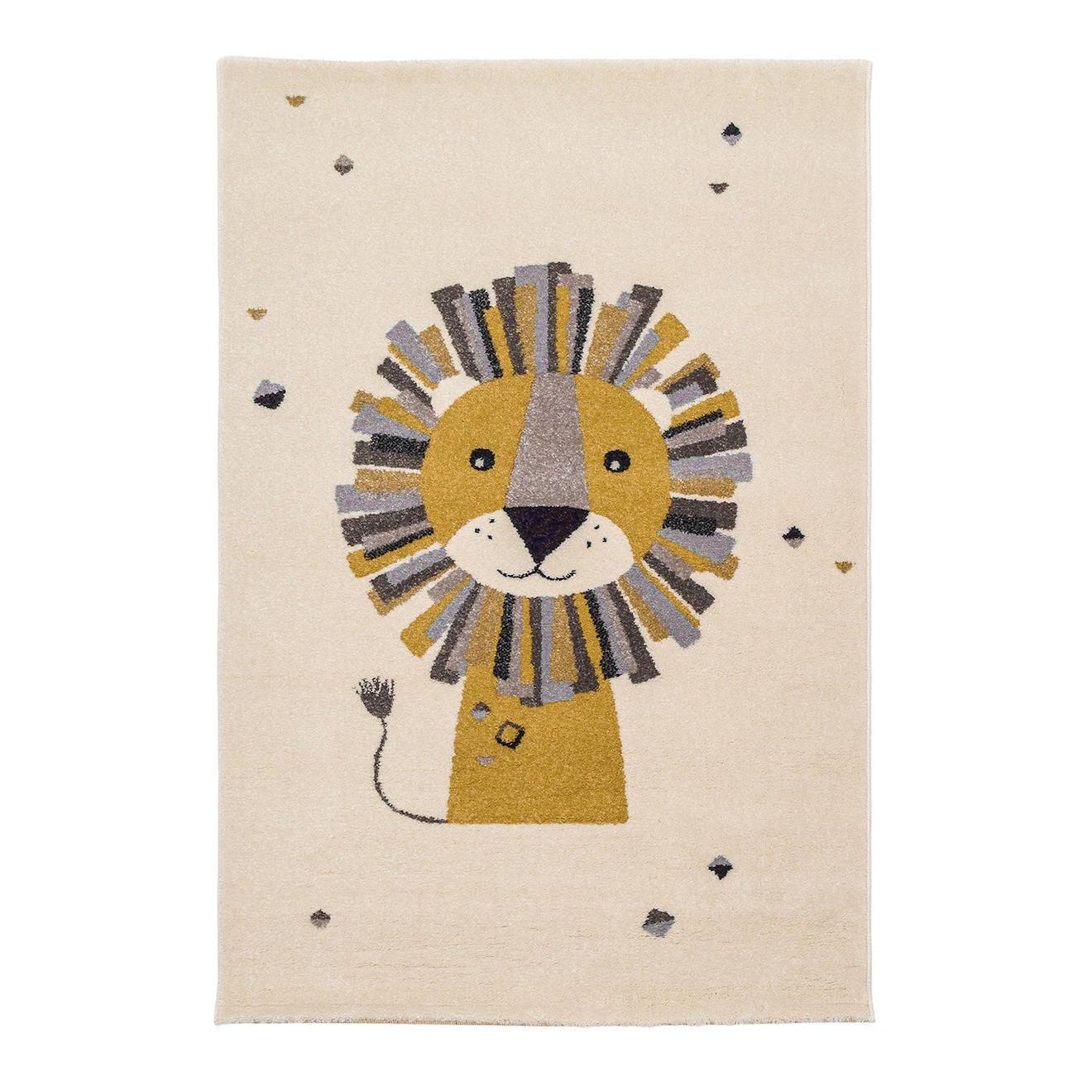 Tapis Enfant Certifié Oeko-tex Lion Palette Colorée