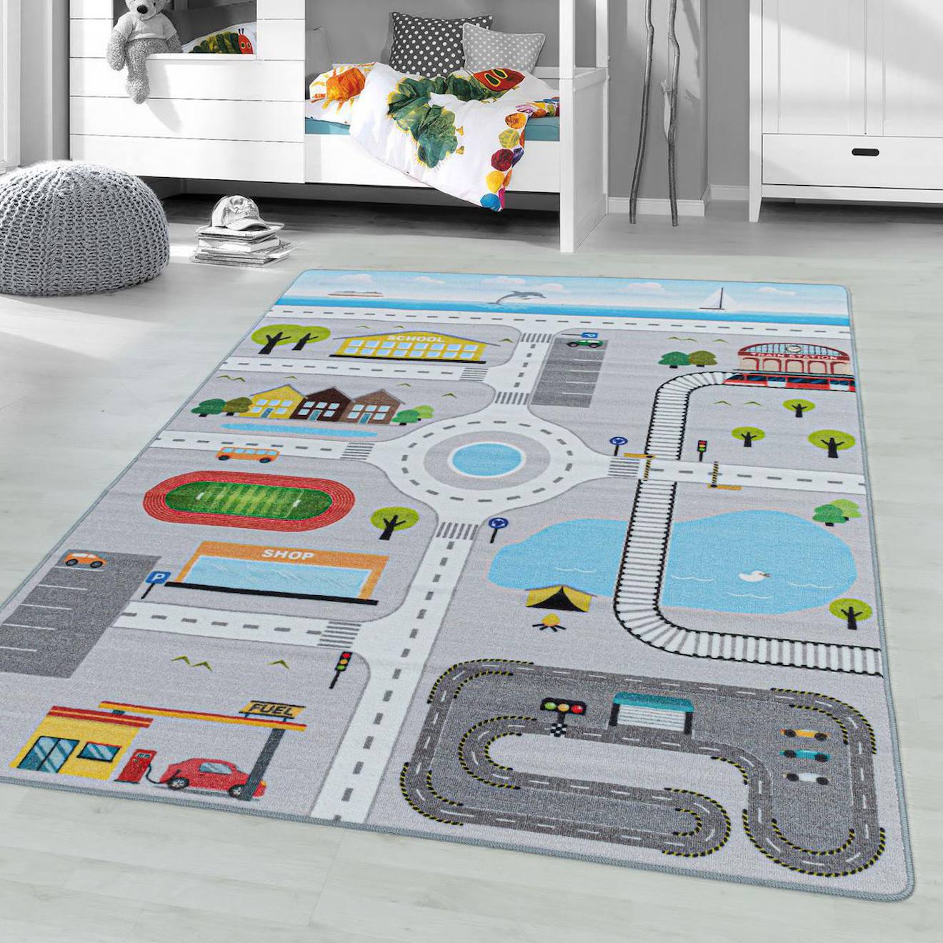 Tapis Enfant Cirplay Gris