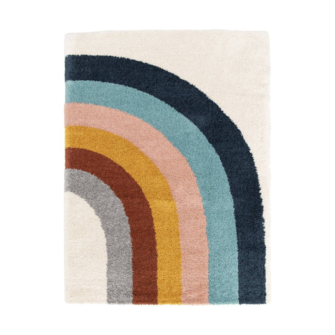 Tapis Enfant Épais Et Confortable Colors Bleu Naturel