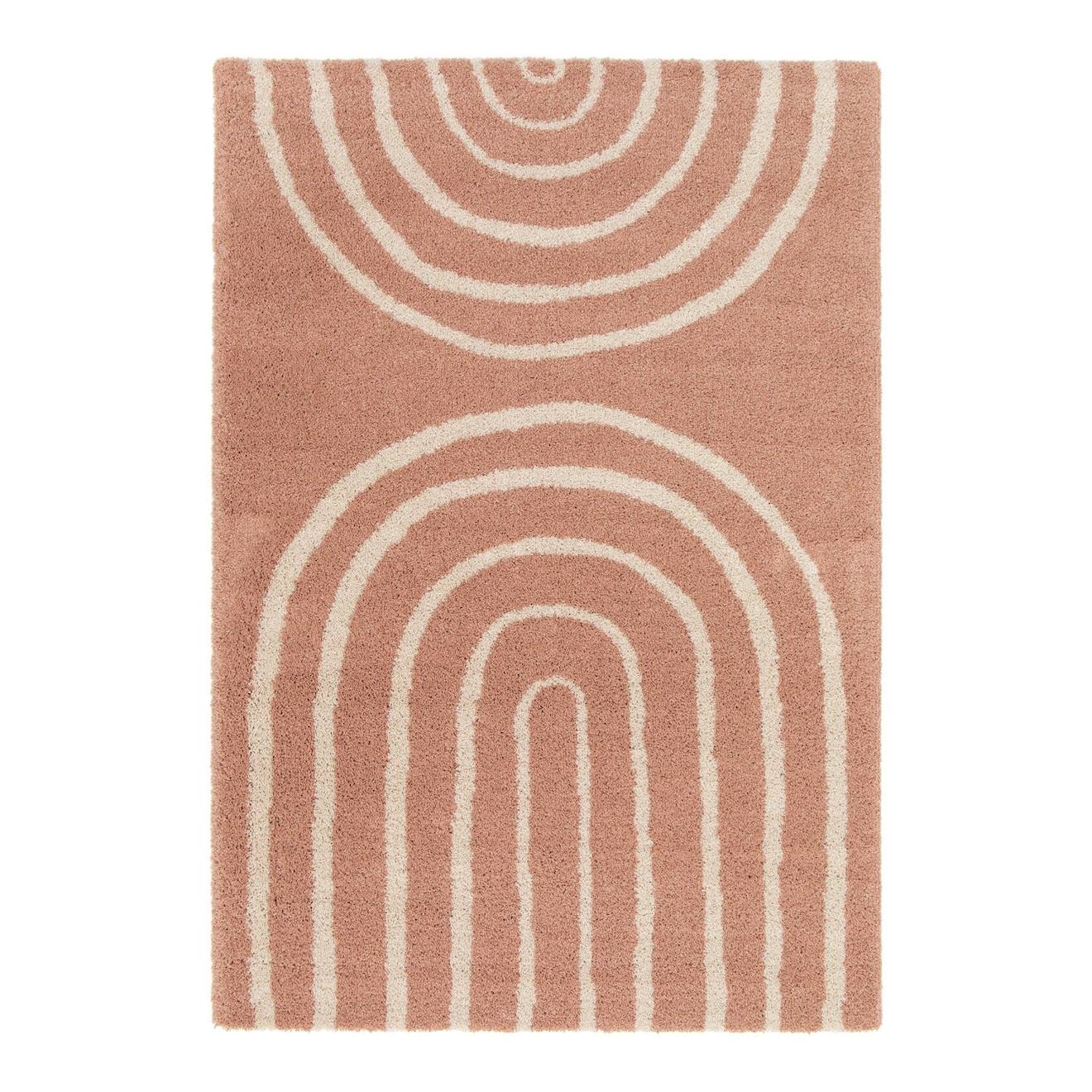 Tapis Enfant Épais Et Confortable Harmoni Rose Poudrée