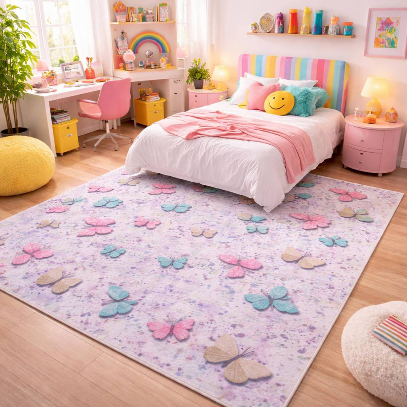 Tapis Enfant Pap Très Doux Ecru