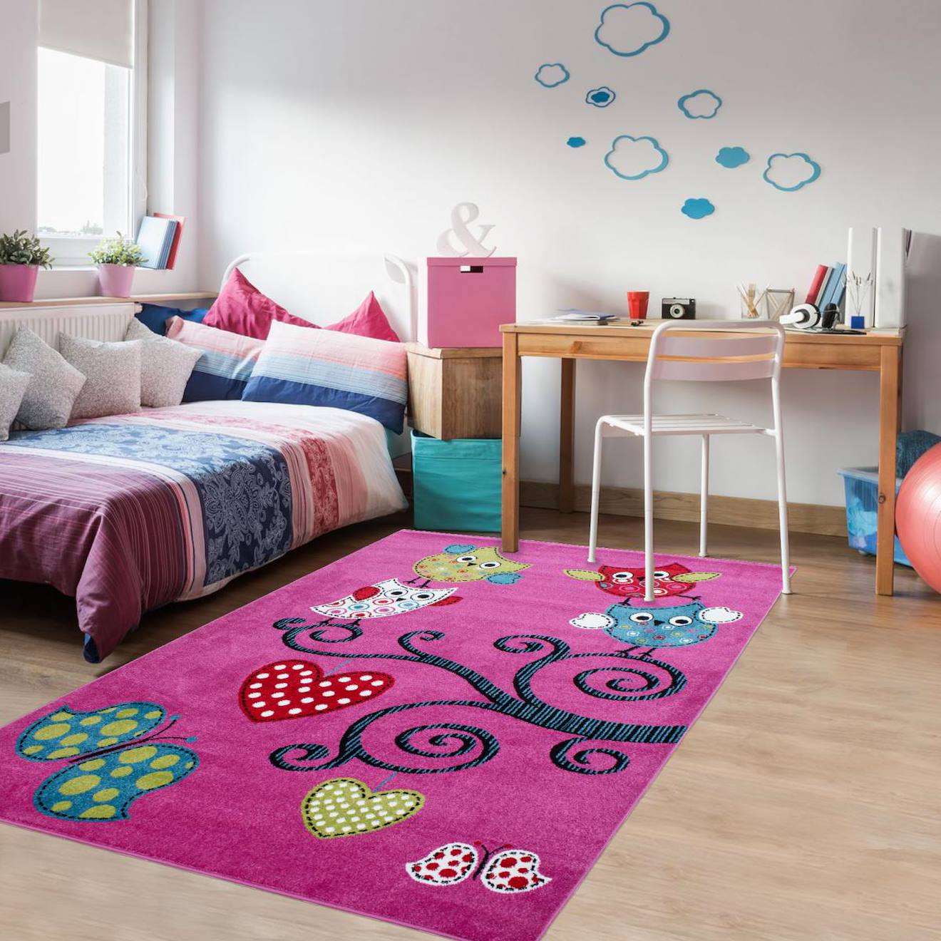 Tapis Enfant Tissé Kid's Violet