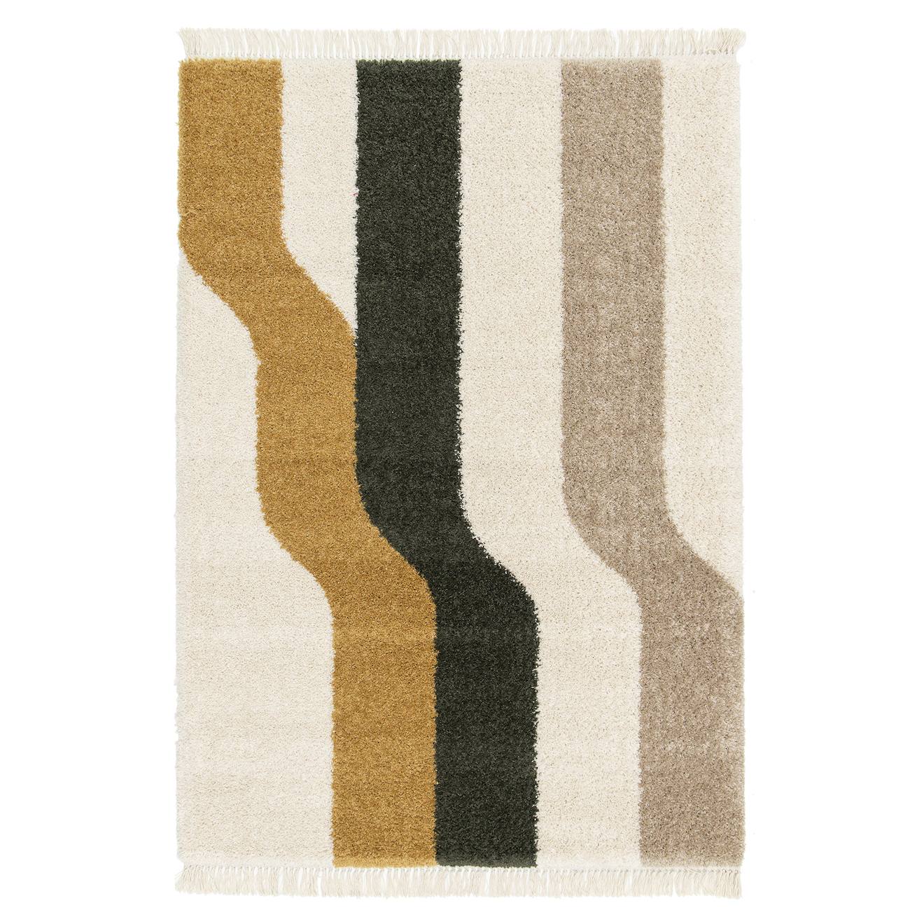 Tapis Épais À Franges Colorado Palette Colorée