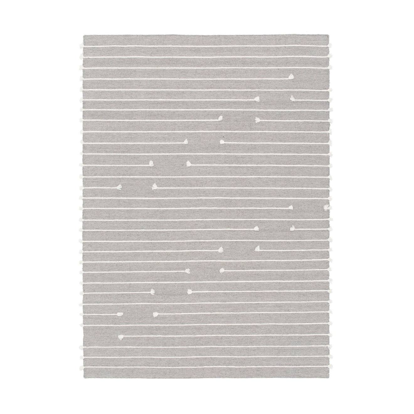 Tapis Naturel 100% Laine Shiraz Gris Minéral