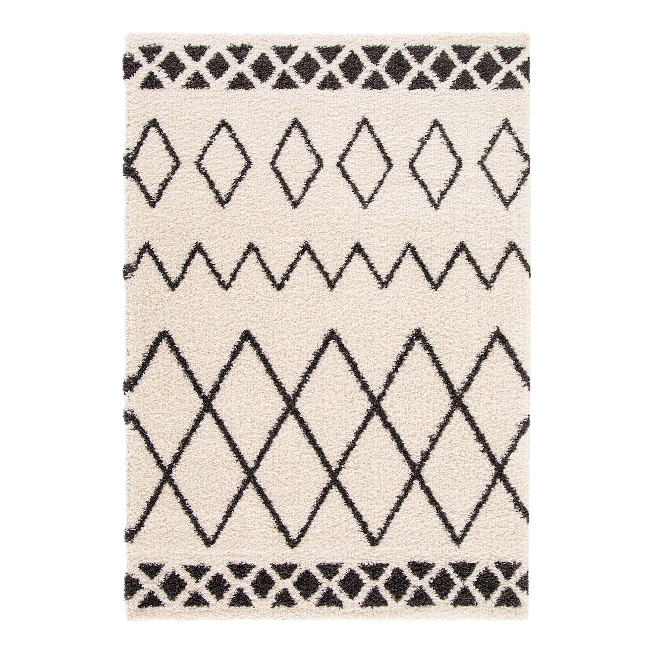 Tapis Shaggy Doux À Poils Longs Oeko-tex Beldi Beige Sable