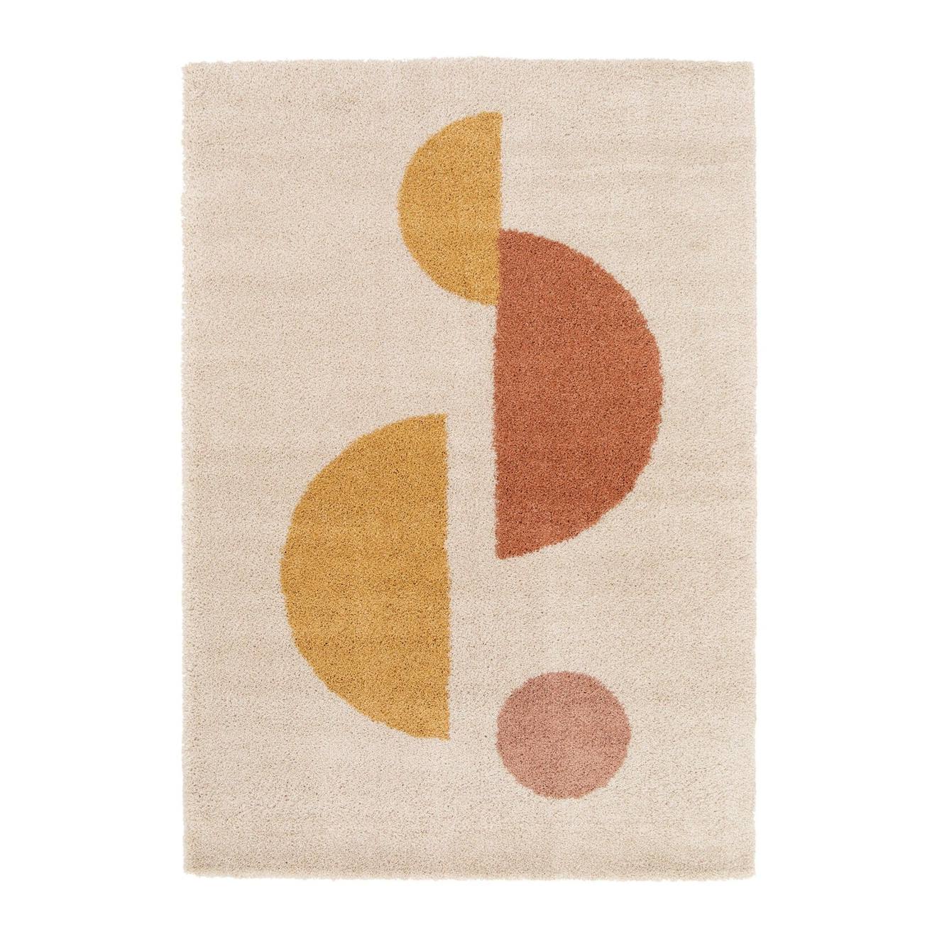 Tapis Shaggy Épais Et Confortable Moon Terracotta