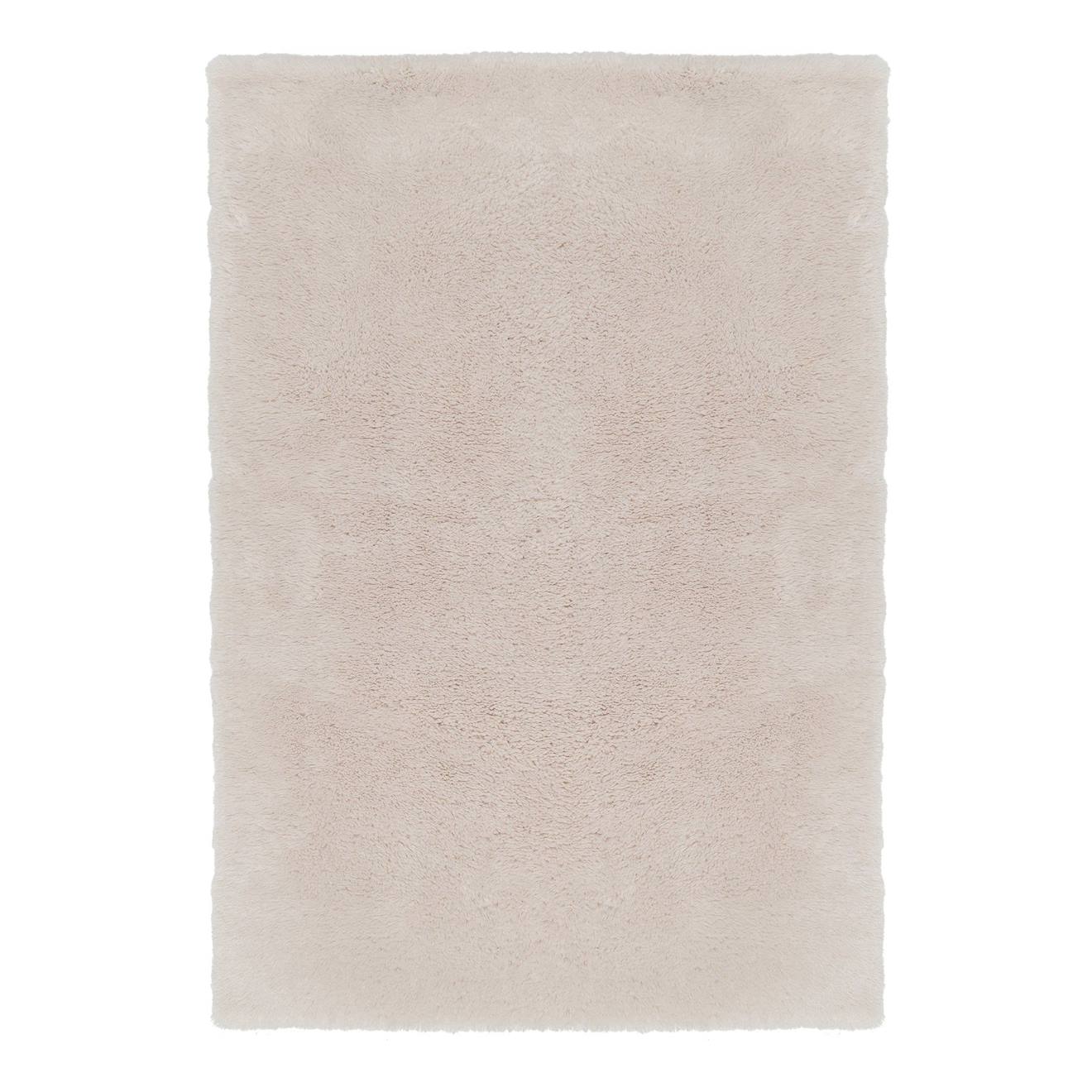 Tapis Shaggy Ultra-doux Effet Laine Nukka Beige Sable