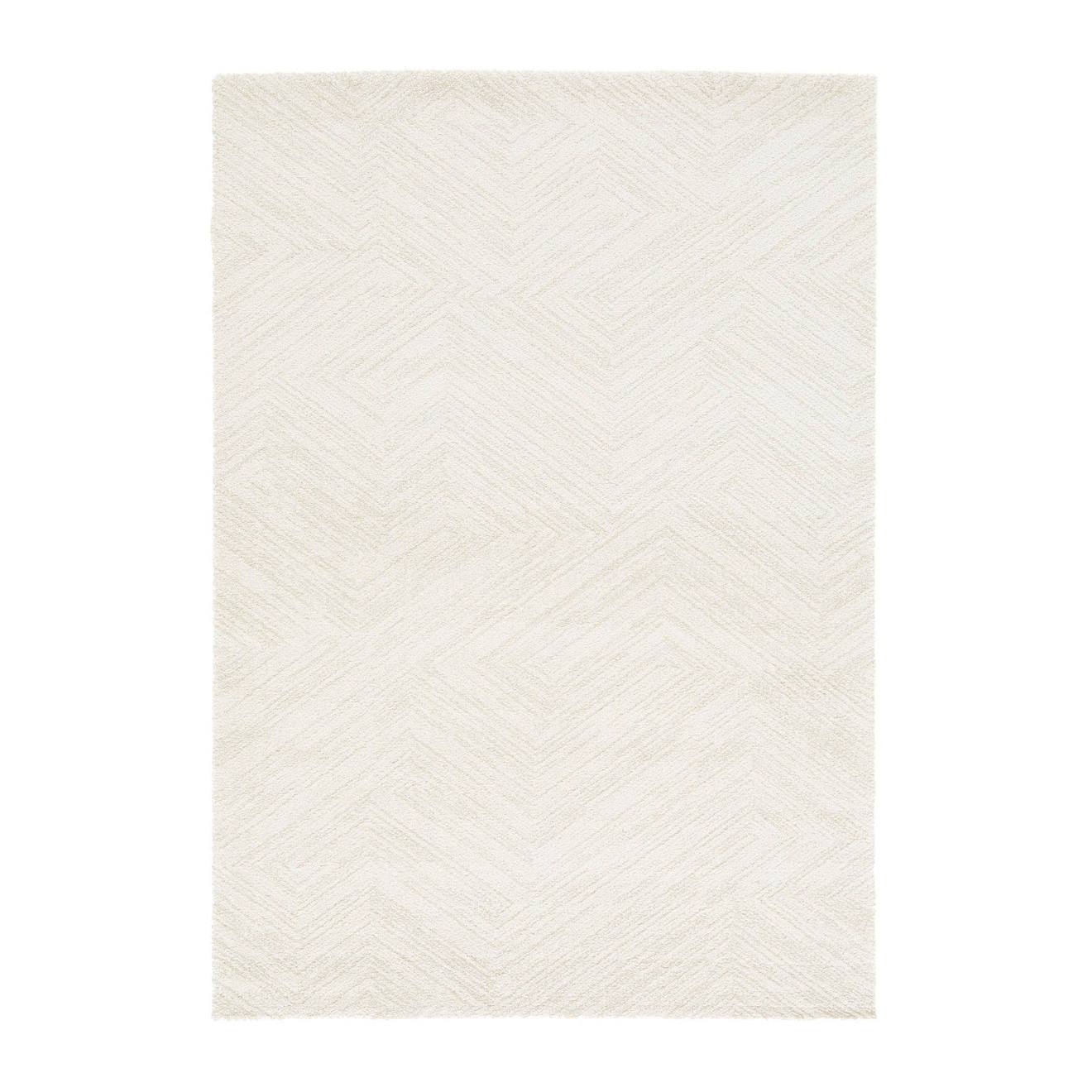 Tapis Super Doux En Polyester Recyclé Byron Blanc Pur