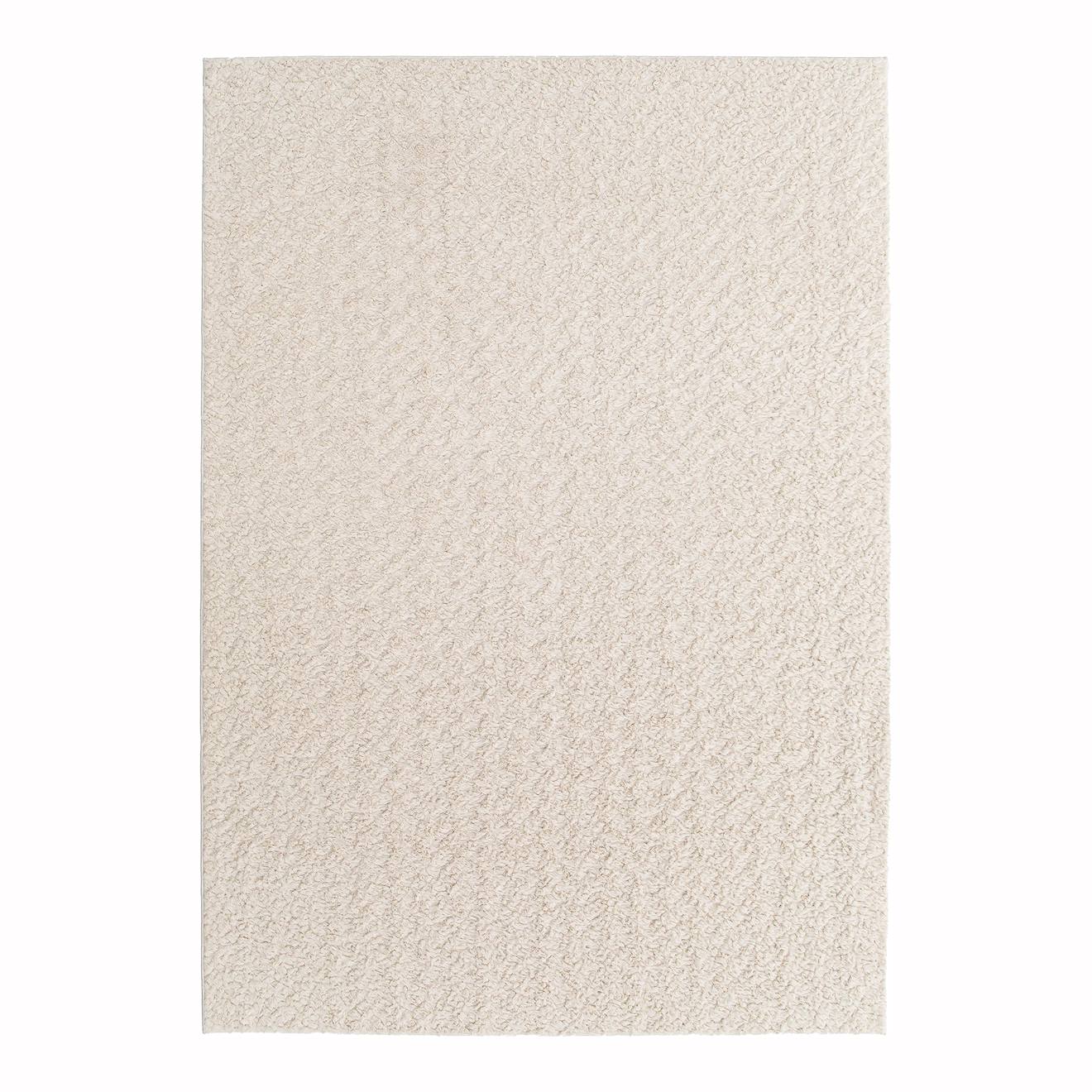 Tapis Uni Ultra Doux Contemporain Plain Blanc Pur