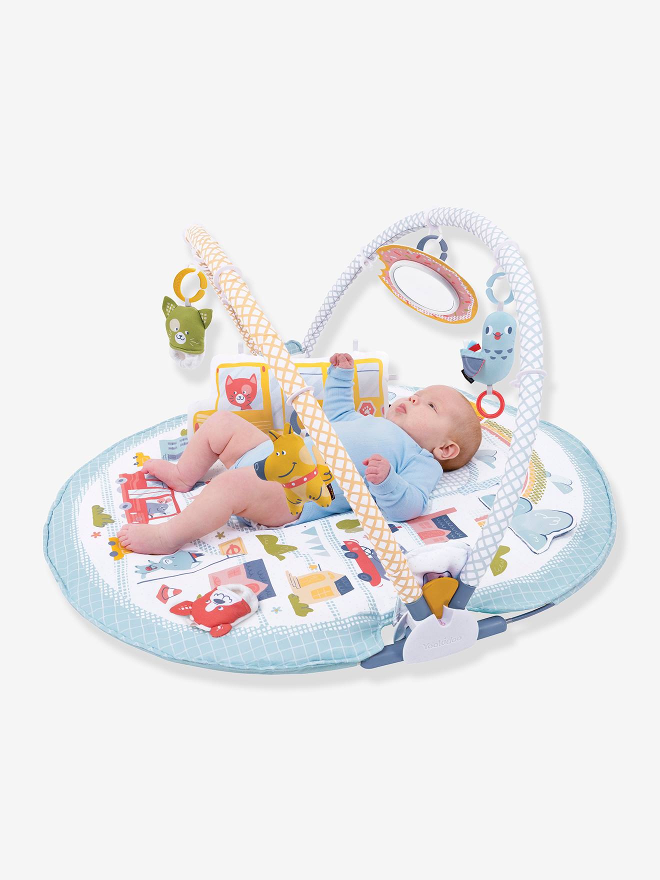 Tapis Urban Gymotion Lay to sit up - YOKIDOO bleu