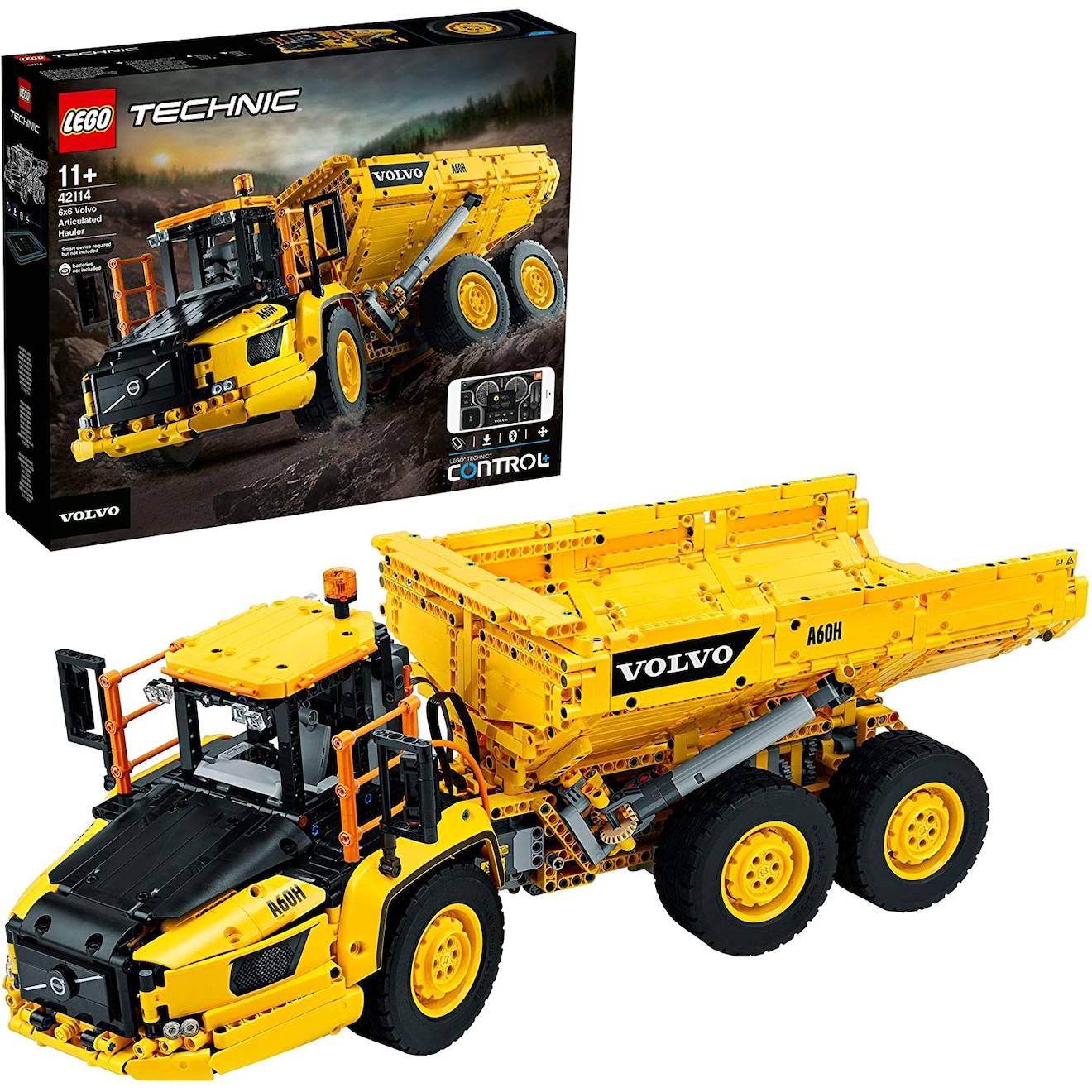 Technic - Le Tombereau Articulé Volvo 6x6 42114 Multicolore