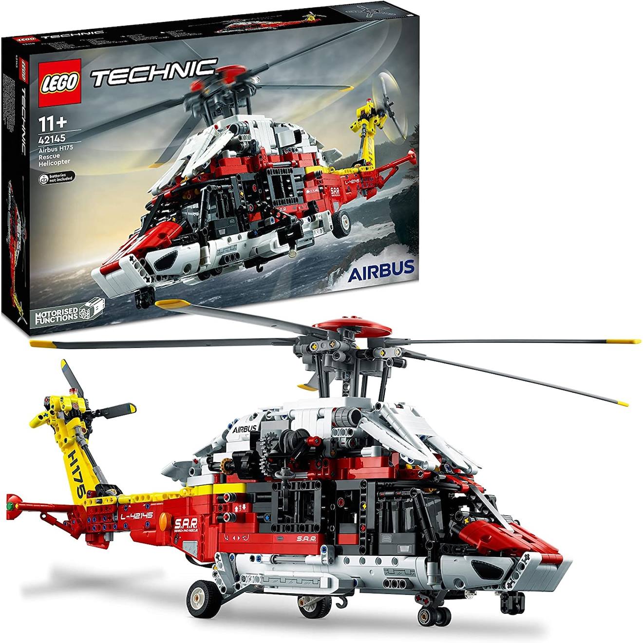 Technic L'hélicoptère De Secours Airbus H175 42145 Multicolore