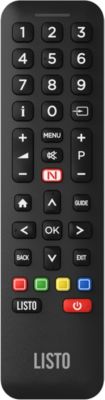 Télécommande LISTO pour TV LISTO