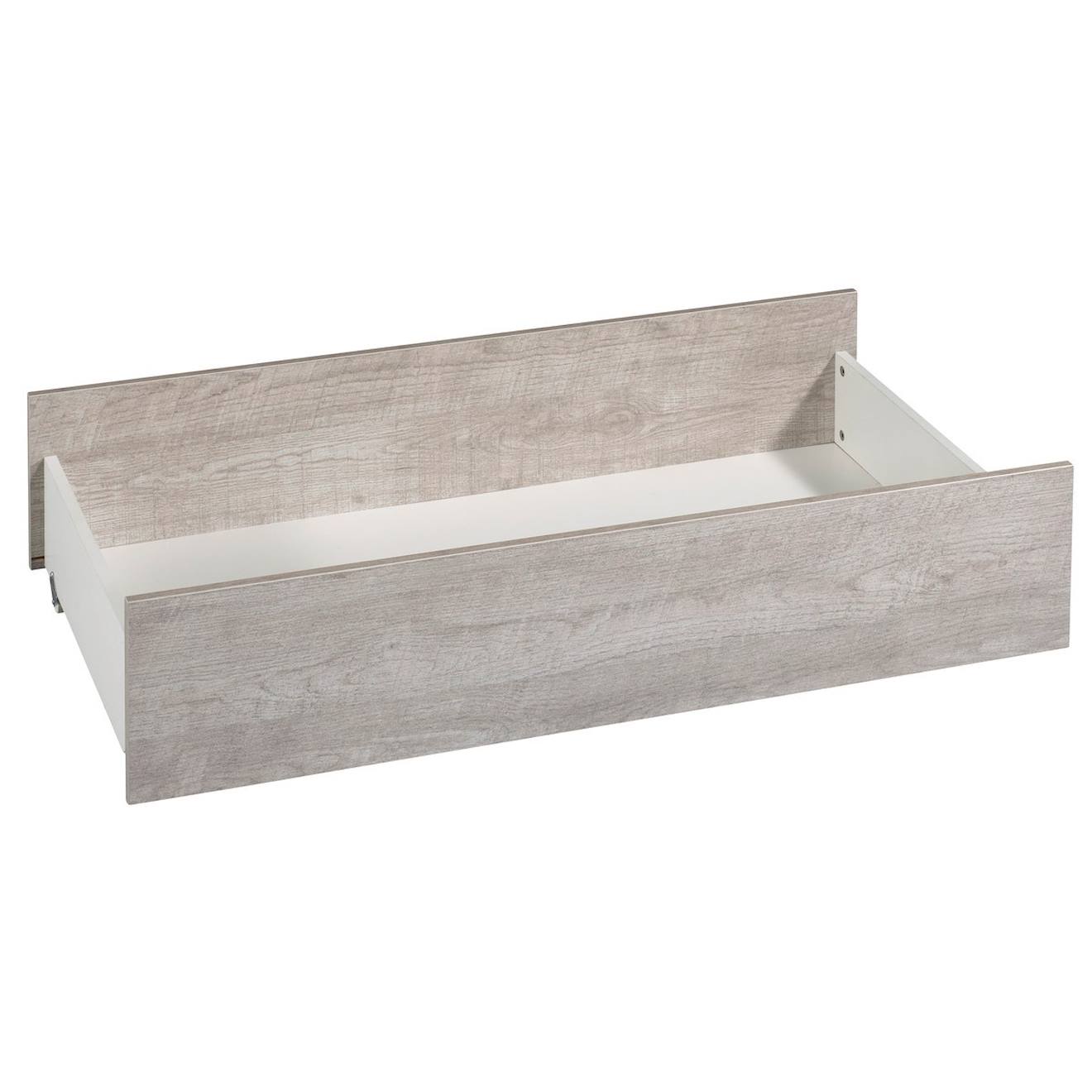 Tiroir De Lit Évolutif En Bois - Loft Blanc