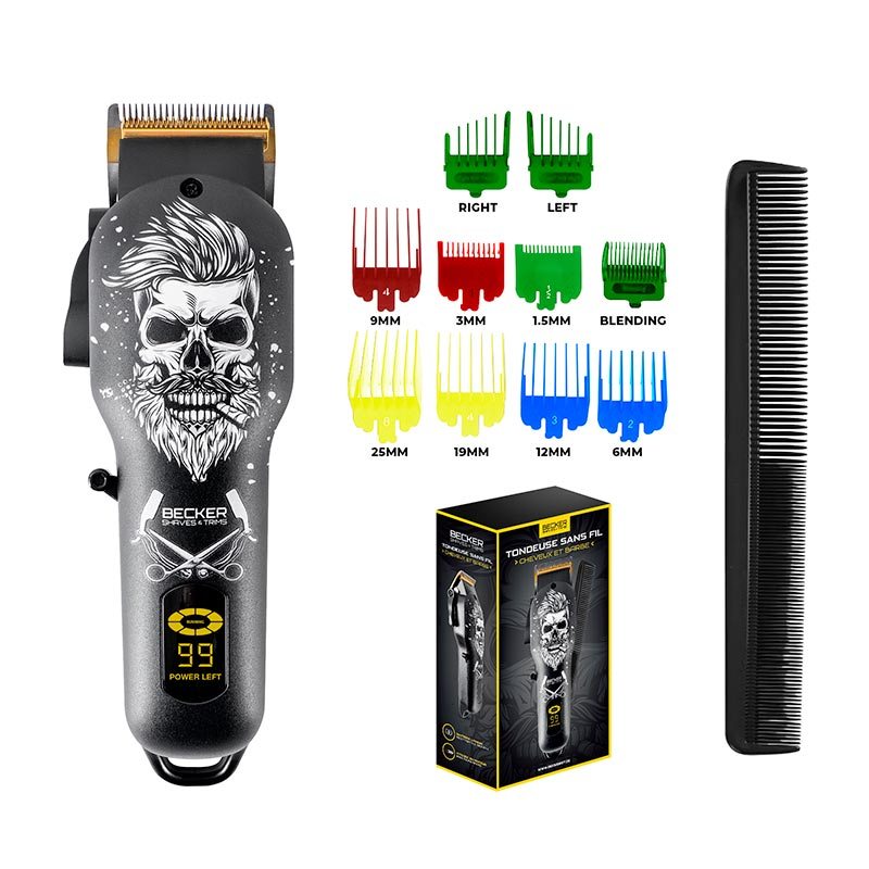 Tondeuse Becker Hero Black Barbe&cheveux