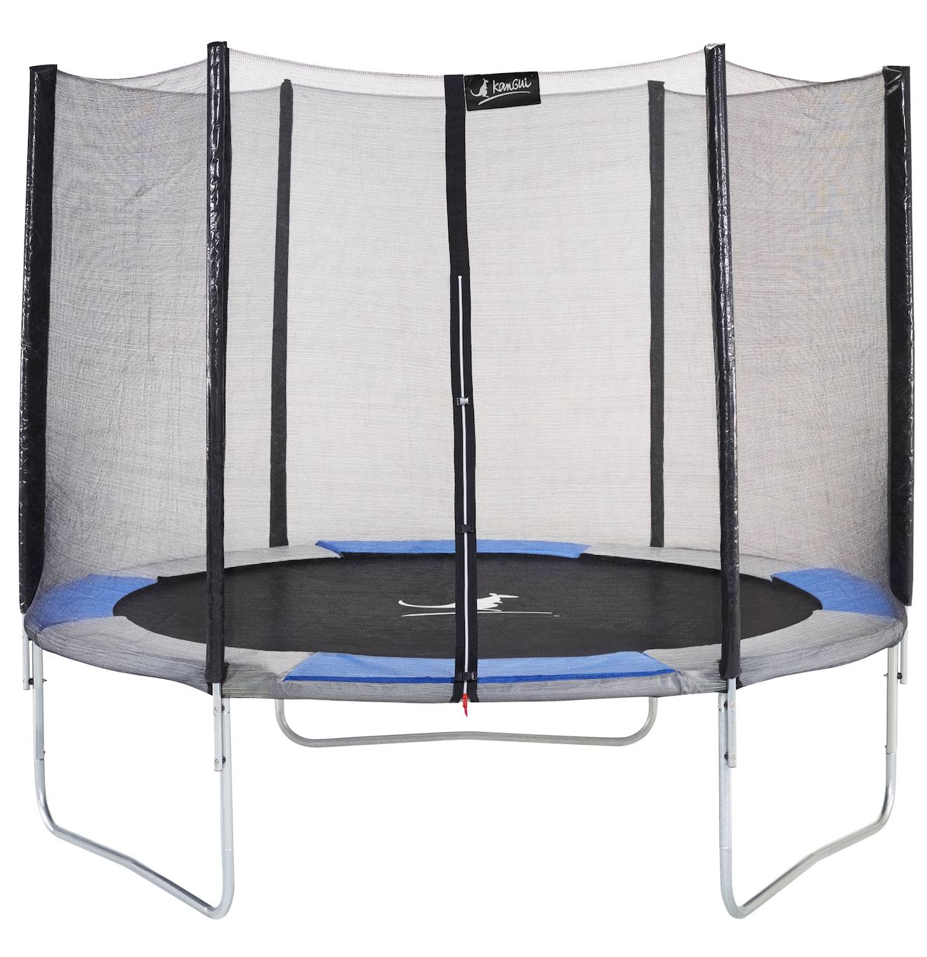 Trampoline Rond 300cm Avec Filet De Sécurité Bleu