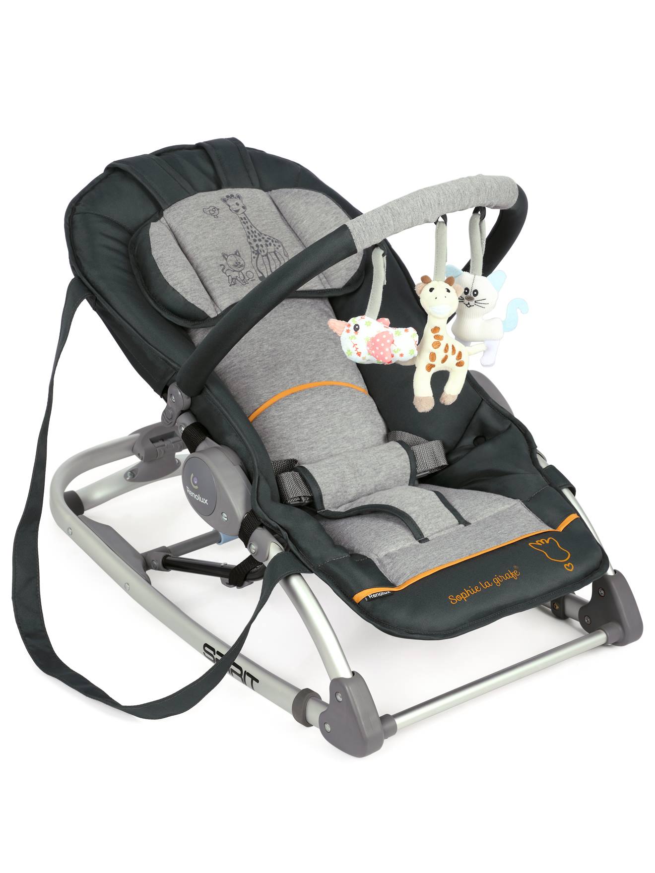 Transat Bébé Multi-modulable D’une Seule Main Spirit Sophie La Girafe Sunrise