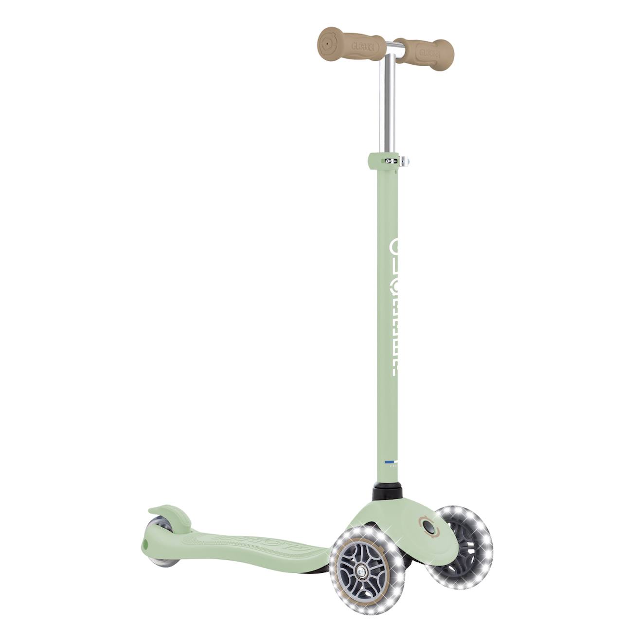 Trottinette Enfant Avec Roues Lumineuses, De 3 À 7 Ans, Primo Lights Signature Vert Sauge