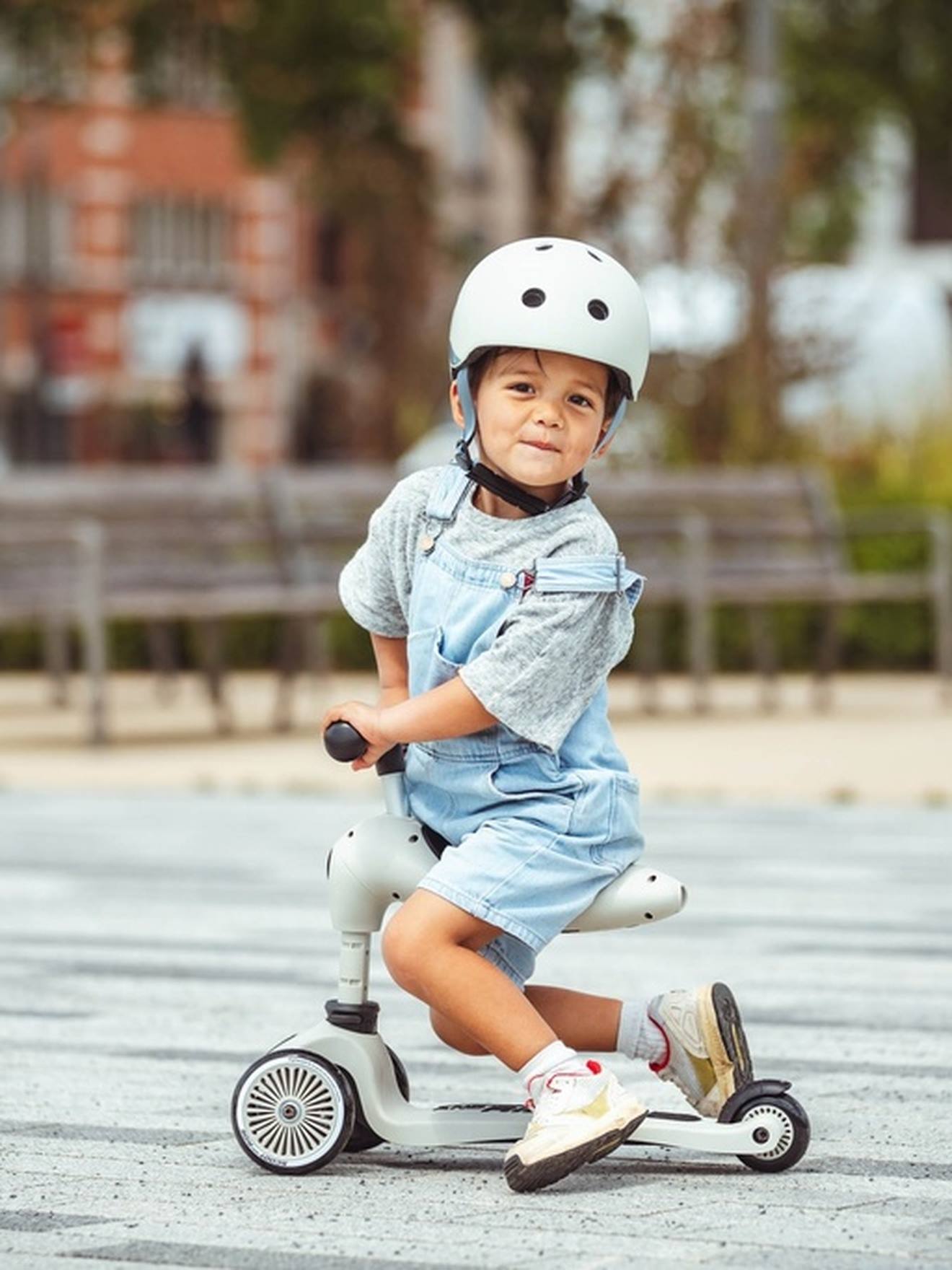 Trottinette Evolutive Enfant Highwaykick Gris Cendré