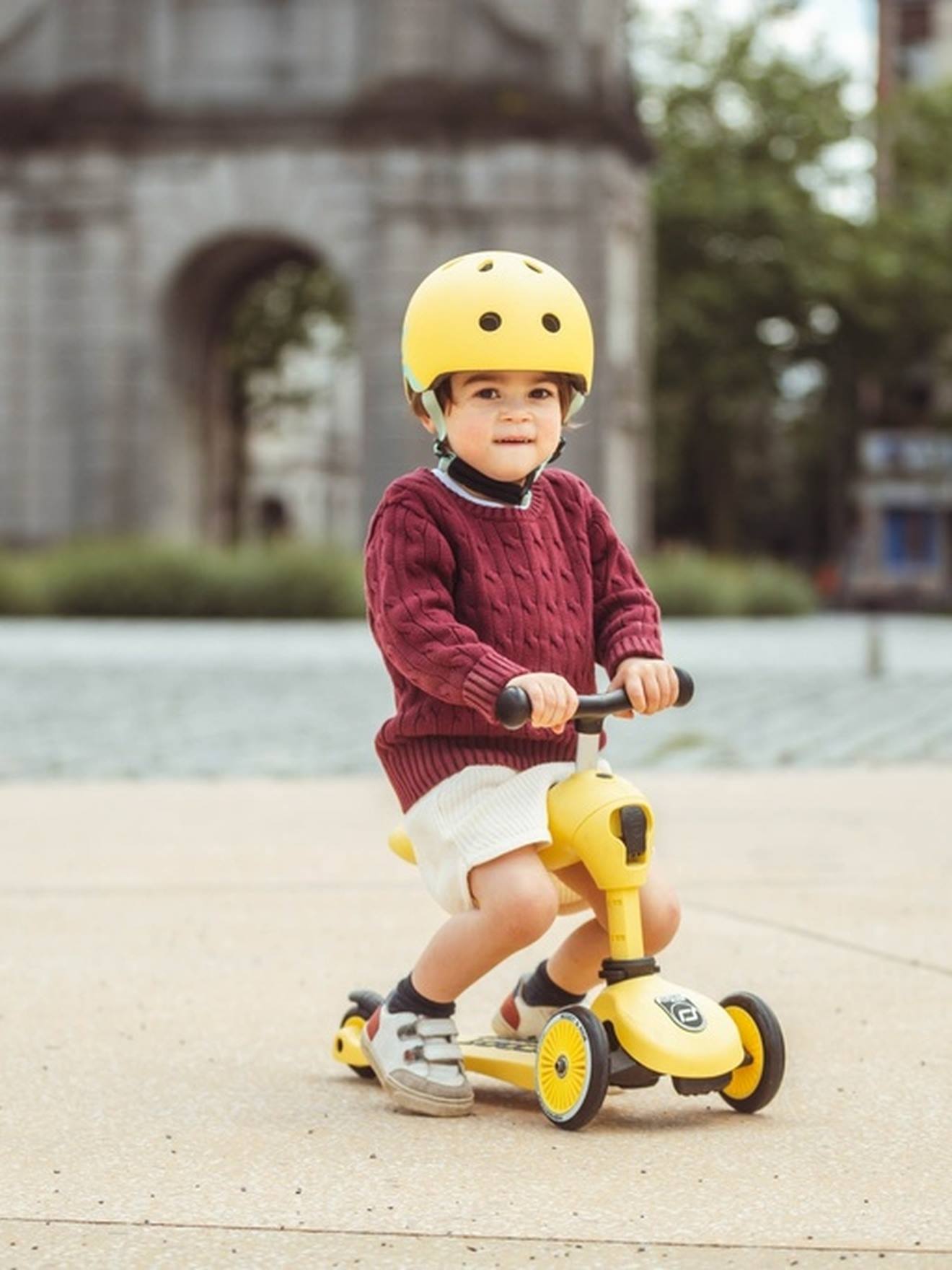 Trottinette Evolutive Enfant Highwaykick Jaune Citron