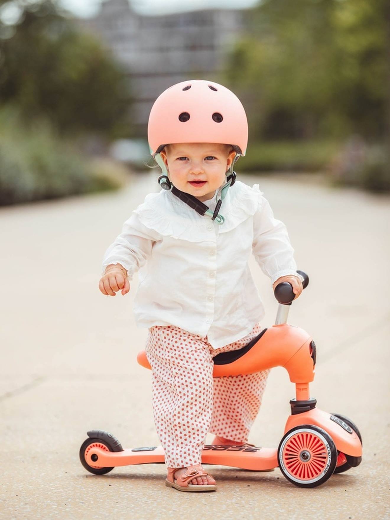 Trottinette Evolutive Enfant Highwaykick Rose Pêche