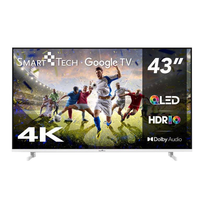 Tv Qled 43'' Smart Tech 43qg16vw Blanc