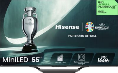TV QLED HISENSE MiniLED 55U7NQ 2024