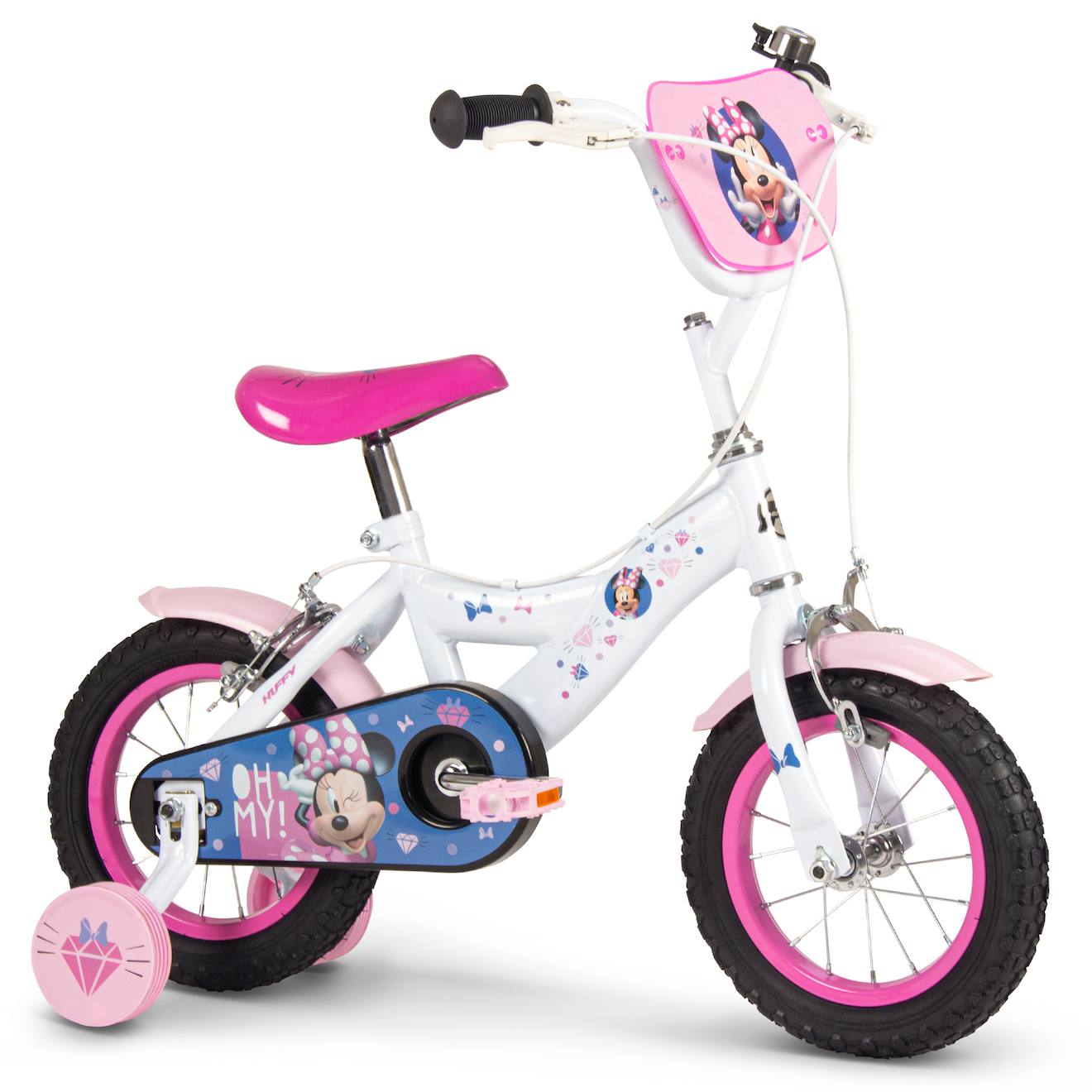 Vélo Enfant Disney - Minnie Blanc