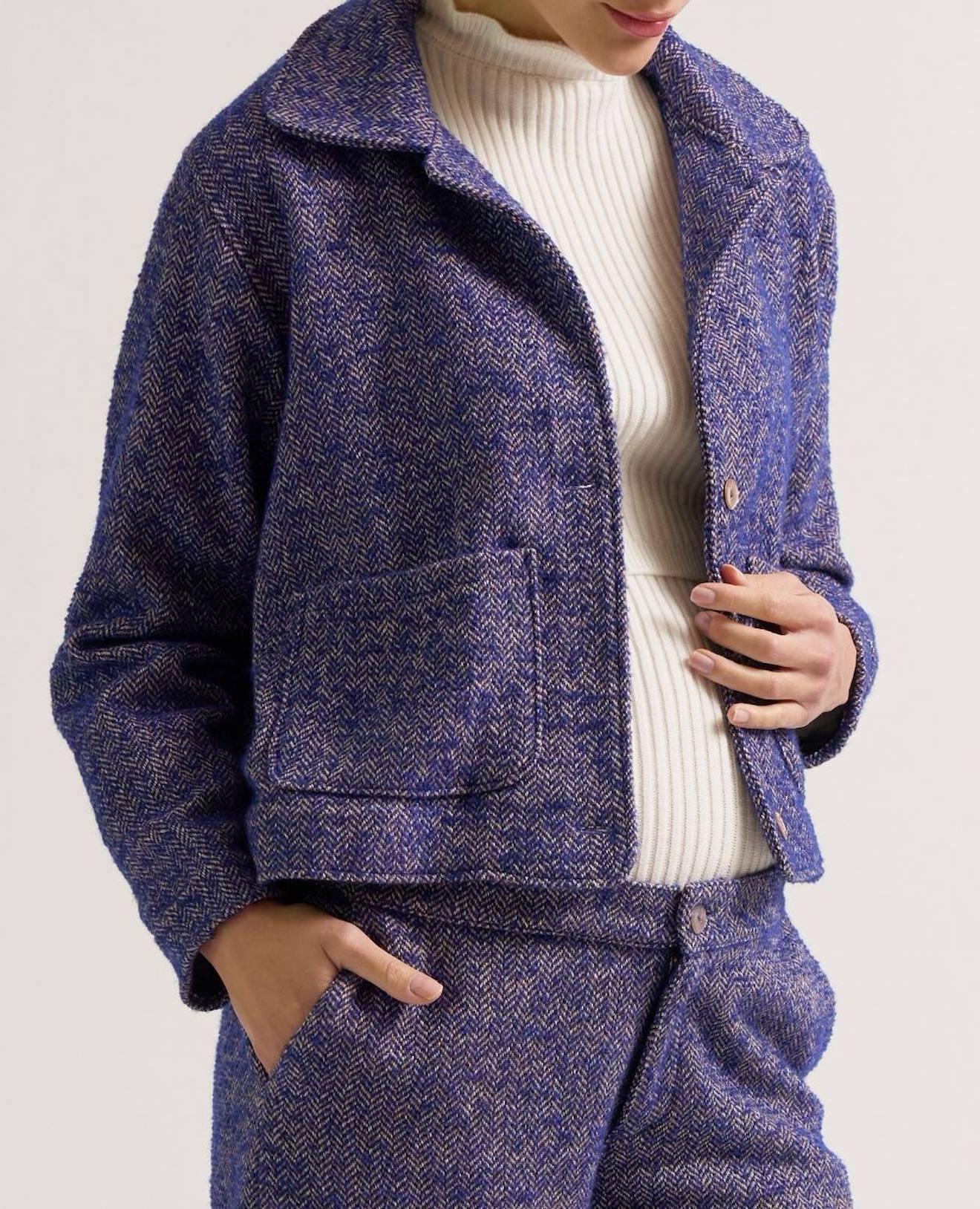 Veste Courte De Maternité Pippa Bleu