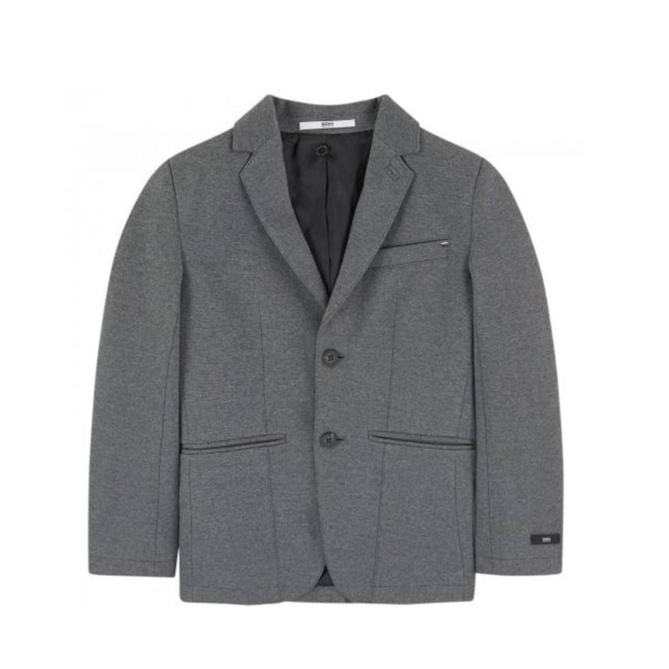 Veste Enfant En Coton Gris Foncé
