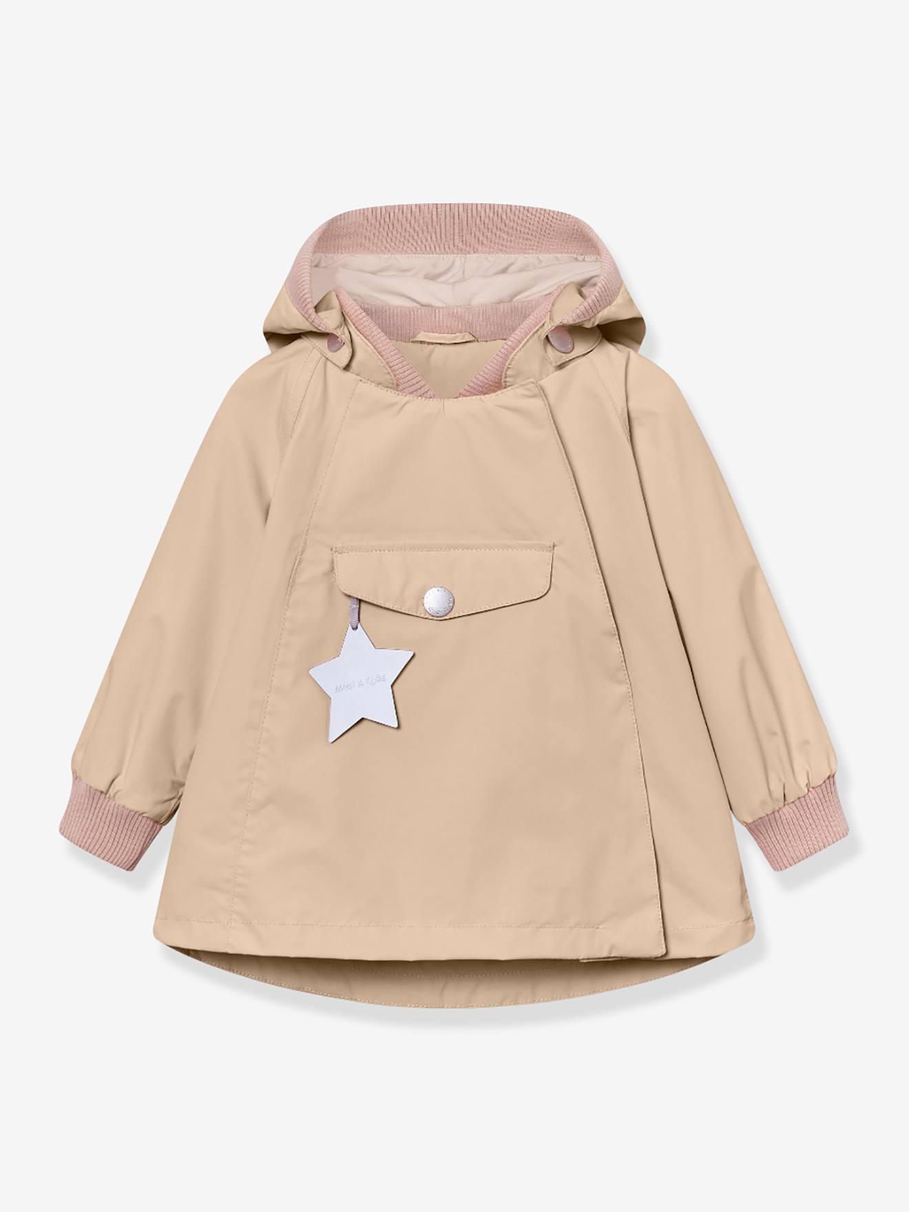 Veste mi-saison bébé fille MATWAI sable