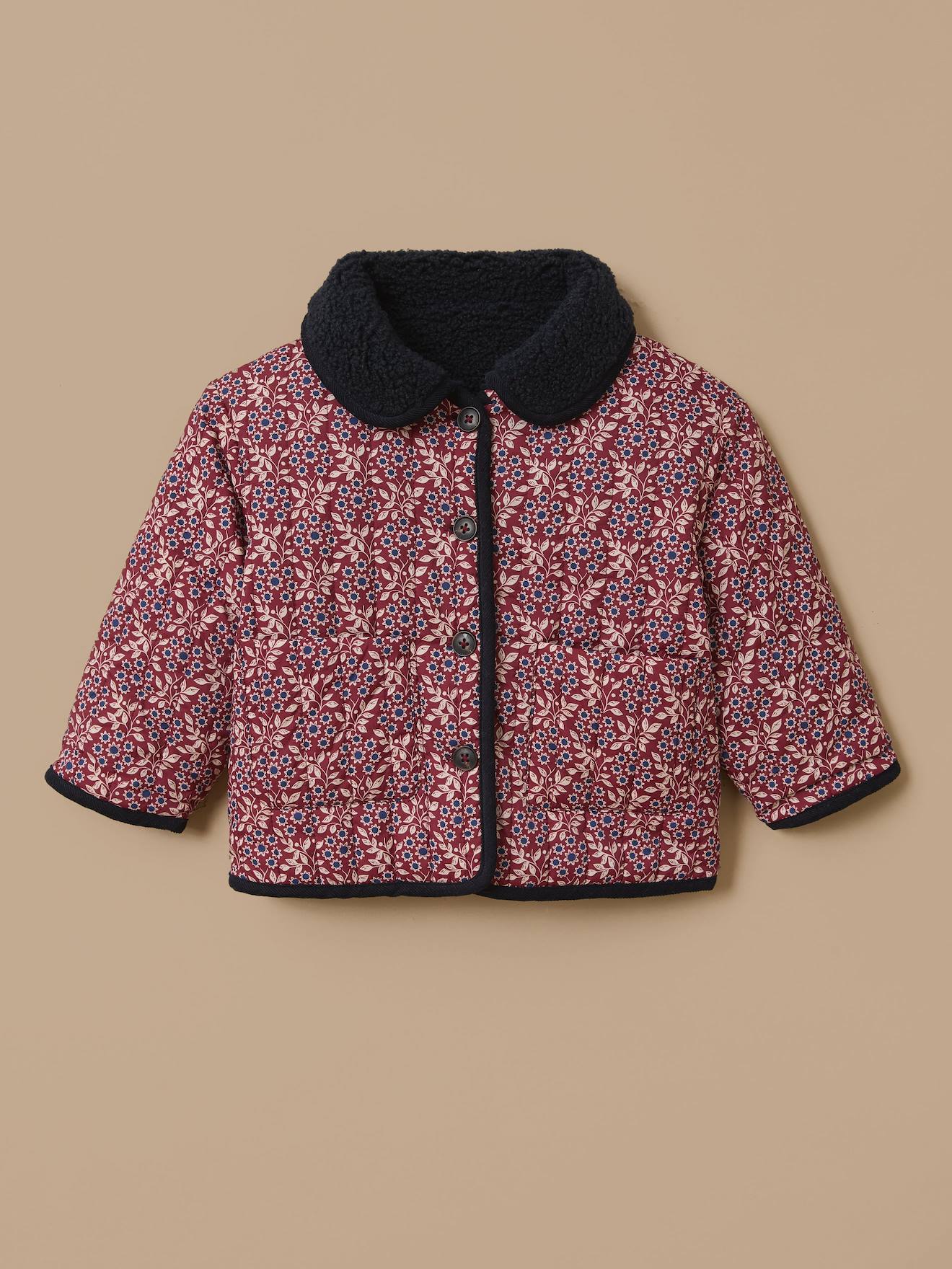 Veste Réversible Sherpa Bébé Imprimé Ophelia